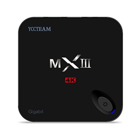 YCCTEAM MXIII-G S812 Android 51 Lollipop TV Box DDR3 2GB  Onboard eMMC Flash 8GB Support KODI 141 UHD 4K2K Full HD 1080P HEVC H265 Dual Wifi Bluetooth 40