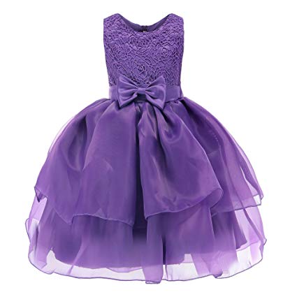 Fiream Flower Girls Dresses Tulle Sleeveless Princess Pageant Wedding Party Dresses