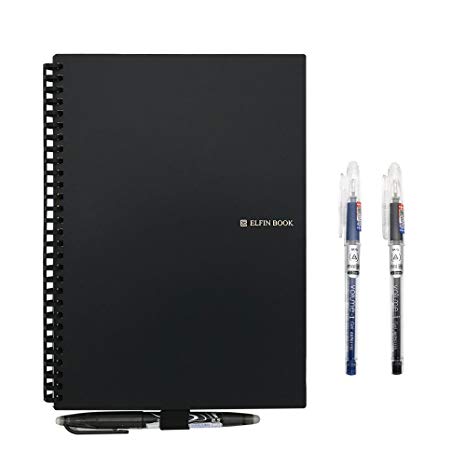 Rocketbook Reusable Smart Notebook with Penstation, Executive Size (Executive Size (6"X8.8"))