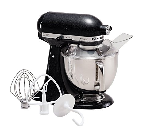 KitchenAid KSM150PSCV Artisan Series 5-Qt. Stand Mixer with Pouring Shield - Caviar