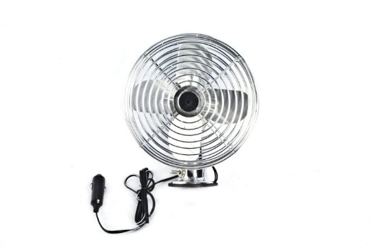 ALEKO® 6'' Deluxe 12V Heavy Duty Metal 2-Speed Car Fan