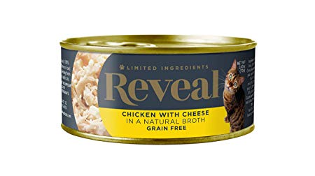 Reveal - Grain Free | Wet Canned Cat Food | 2.47oz Cans - Premium Nutrition, 100% Natural, No Additives, and Limited Ingredients