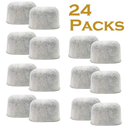 24 Pack Charcoal Filters Compatible with Keurig Keurig 2.0 and 1.0 Classic K-Cup Pod Coffee Makers Water Filter
