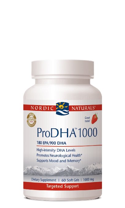 Nordic Naturals Pro DHA 1000 - 60 soft gels.