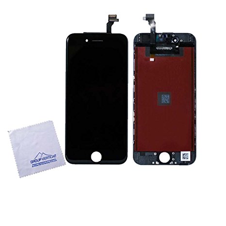 Touch Screen Digitizer Display   LCD Assembly Replacement for Apple iPhone 6 4.7 Black A1549 A1586 A1589 by Group VerticalÂ