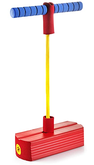 Foam Pogo Jumper for Kids - Fun and Safe Jumping Stick - Pogo Stick for Kids and Adults - Pogo Jump Makes Squeaky Sounds - Holds up to 250 lbs - Great Gift for Boys and Girls - Original - by Play22