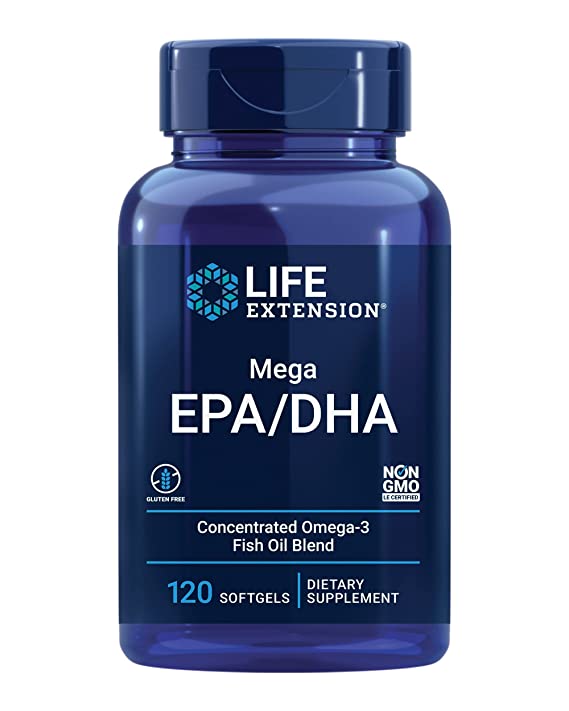 Life Extension, Omega Foundations, ,Mega EPA/DHA, 120 Softgels