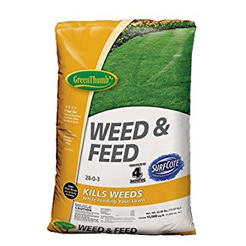 Green Thumb, 15,000 SQFT Coverage, 28-0-3 Weed & Feed