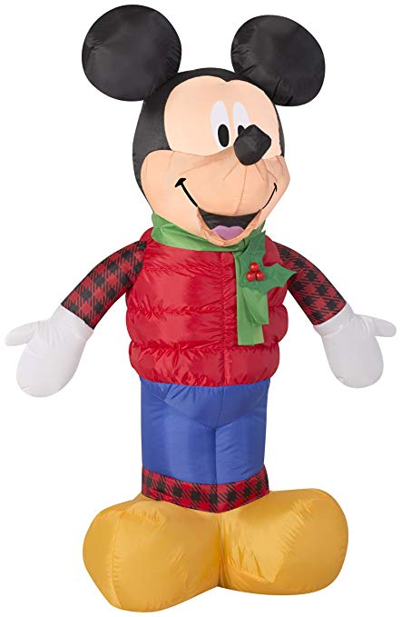 Gemmy 12445 Mickey Outfit Christmas Inflatable 3.5FT TALL