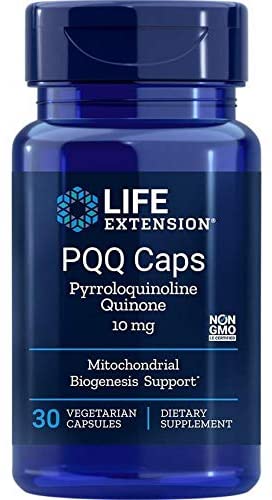 Life Extension PQQ Caps (Pyrroloquinoline Quinone) 10 mg, 30 Vegetarian Capsules