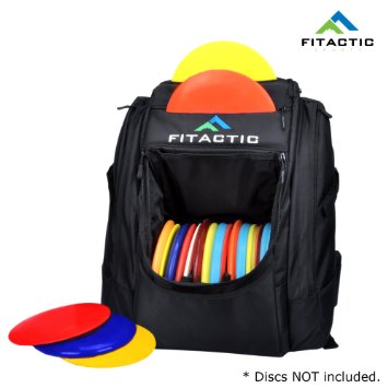 FITACTIC Luxury Frisbee Disc Golf Bag Backpack (Capacity: 25-30 Discs)