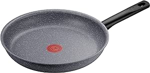 Tefal G28006 Natural On Bratpfanne 28 cm | Mineralia  Antihaftversiegelung | Thermo-Signal für alle Herdarten geeignet Induktion |Thermo-Fusion | Mineralia Stein-Effekt