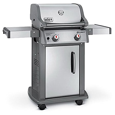 Weber 46100001 Spirit S210 Liquid Propane Gas Grill, Stainless Steel