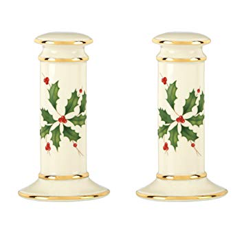 Lenox Holiday Salt & Pepper,Ivory