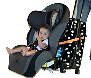 Go-Go Babyz Travelmate Car Seat Luggage Strap, Orange, One Size