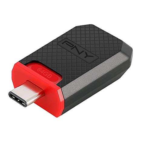 PNY Elite 64GB USB 3.1 Gen 1 Type-C Flash Drive – P-FD64GELTC-GE