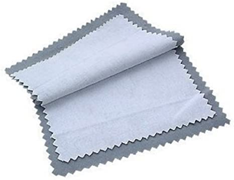 Grey Jewelry Care Cloth for Gold, Silver, Sterling, Platinum - 11x14