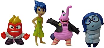 Disney/Pixar Inside Out 4 Piece Figure Set - Sadness, Joy, Anger and Bing Bong