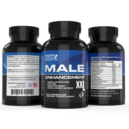 Testosterone Booster Male Enhancement New and Improved 90ct All Natural to help Increase Energy Stamina and Size With Tribulus Terrestris Fenugreek and Much More
