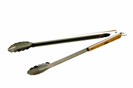 Lodge OTONG Outdoor Tongs , Silver/Brown