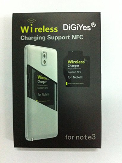 DigiYes® Qi Standard Wireless Charger Module Receiver for Samsung Galaxy Note 3 Support NFC