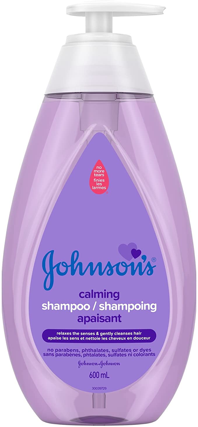 Johnson's Baby shampoo, calming shampoo, paraben free, 600ml