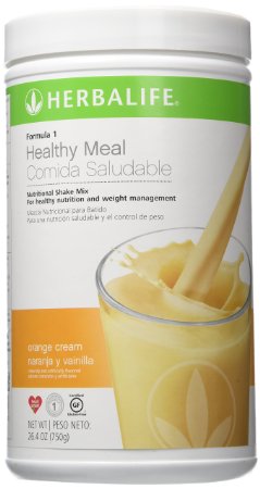 Herbalife Formula 1 Nutritional Shake Mix, Orange Cream Naranja/Vainilla, 26.4 Ounce