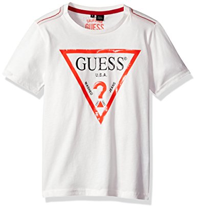 GUESS Boys' Short Sleeve T-Shirt Core