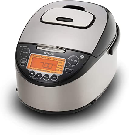 Tiger Corporation Tiger JKT-D10U 5.5-Cup (Uncooked) IH Rice Cooker, black & stainless steel