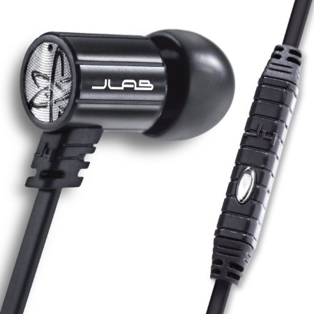JLAB J4M Heavy Bass Metal In-Ear Headphones Obsidian Black