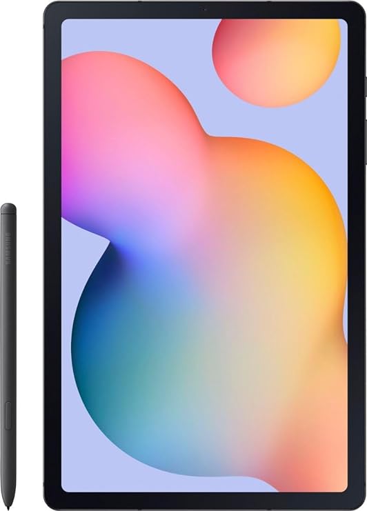 SAMSUNG Galaxy Tab S6 Lite 2022 ONLY WiFi with Pen 10.4 inch 7040 mAh 8MP SM-P613 International Version Dual Camera (w/Fast Car Charger Bundle) (64GB   4GB, Oxford Gray)