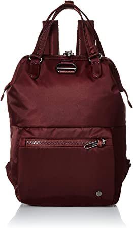 Pacsafe Citysafe CX 11L Anti Theft Mini Backpack - Fits 13" Laptop, Merlot (20421319)