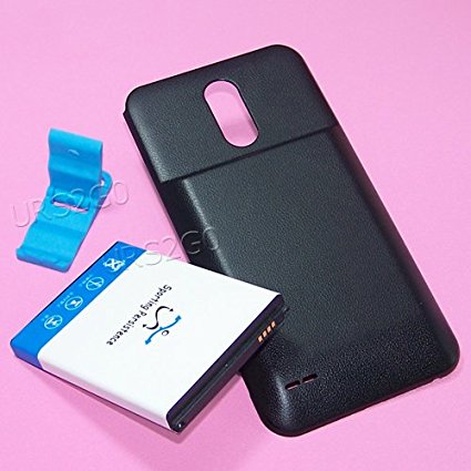 [LG Stylo 3 Plus Battery Combo Pack] 8000mAh Grade A  Rechargeable Li-ion 3.85V Extended Battery Back Cover for MetroPCS LG Stylo 3 Plus MP450 Phone