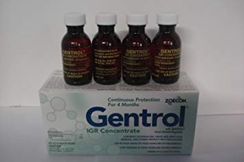 (4) Gentrol IGR Concentrate 1oz for Bedbugs-cockroaches
