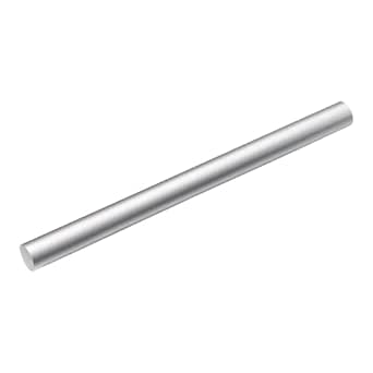 uxcell Aluminum Round Rod, 1/2 Inch Diameter 6061 Solid Lathe Metal Bar 12 Inch Length for DIY Craft Tool