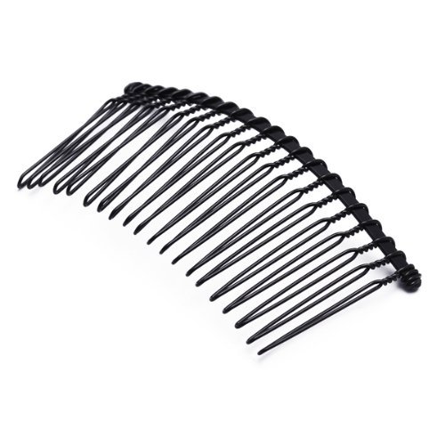 TOOGOO(R) 10pcs Hair Comb Pin Black Accessories Iron Women Lady Vintage Fashion New