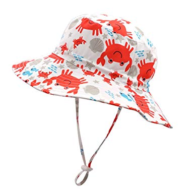 Home Prefer Kids UPF50  Safari Sun Hat Breathable Bucket Hat Summer Play Hat
