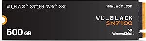 WD_BLACK 500GB SN7100 NVMe Internal Gaming SSD Solid State Drive - Gen4 PCIe, M.2 2280, Up to 6,800 MB/s - WDS500G4X0E