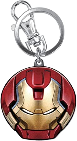 Marvel Avengers 2 Hulkbuster Colored Pewter Key Ring Action Figure