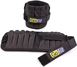 Padded, Adjustable Ankle Weight Set – Comfortable GoFit Training and Rehabilitation Gear