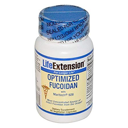 Life Extension Optimized Fucoidan with Maritech Vegetarian Capsules, 60 Count