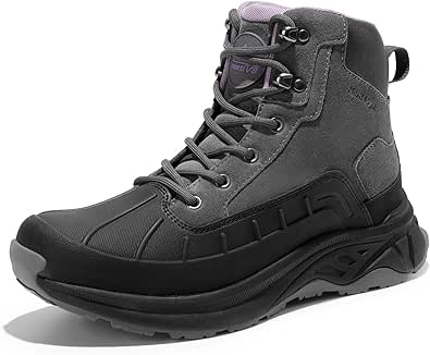 NORTIV 8 Women's Waterproof Hiking Boots Outdoor Trekking Camping Trail Hiking Boots