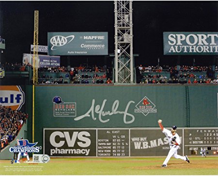 John Lackey Boston Red Sox 2013 World Series Champions Autographed 8" x 10" WS Game 6 Photograph - Autographed MLB Photos