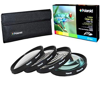 Polaroid Optics 67mm 4 Piece Close Up Filter Set ( 1,  2,  4,  10)