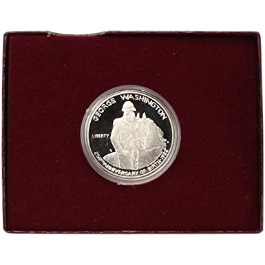 1982 S US Commemorative Proof Silver Half Dollar George Washington 50C OGP US Mint