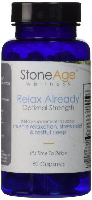 Stone Age Wellness - Relax Already - Natural Muscle Relaxant - 60 Capsules