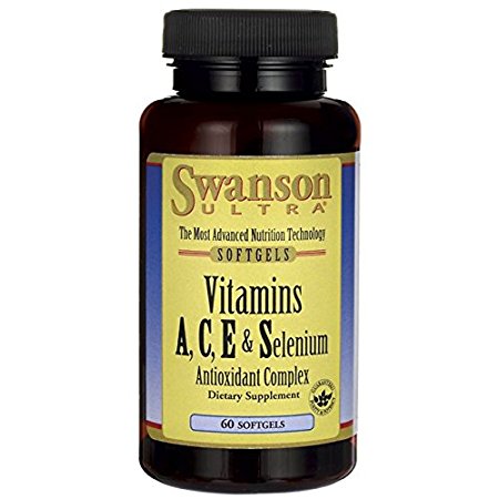Swanson Vitamins A, C, E & Selenium (Aces) 60 Sgels