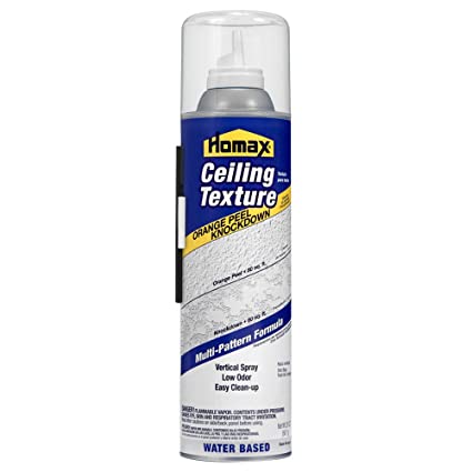 Homax - 41072040679 Aerosol Ceiling Texture Ceiling Texture, Orange Peel and Knockdown, Water Based, 20 oz