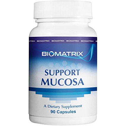 BioMatrix Support Mucosa 90 Capsules - Intestinal Repair, Heal Mucosal Barrier, Heal Leaky Gut, Decrease Food Allergies and Sensitivities, Increase Immune Function, Aid Inflammation, Gut Repair