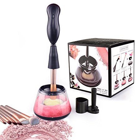 TAOPE Makeup Brush Cleaner,Brush Cleaner & Dryer Set-the Washing Tool to Clean and Dry Your Brushes in Seconds (Black)